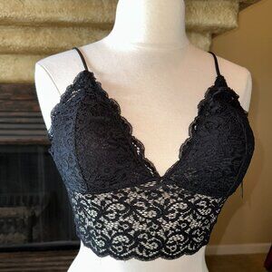 Free Press bralette L camisole cami top NWT